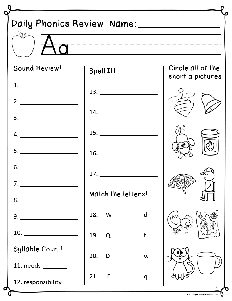 Saxon Phonics Program For First Grade